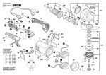 Bosch 3 601 H84 M02 GWS 24-230 JH Angle Grinder Spare Parts